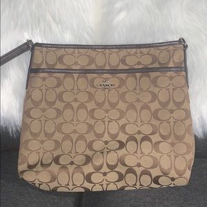 Brown Coach Logo Bag
